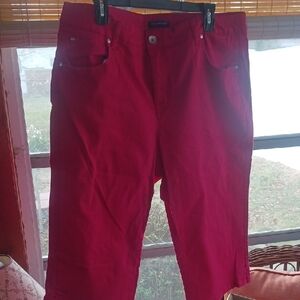Bandolino Vibrant Red Jeans Size 18w